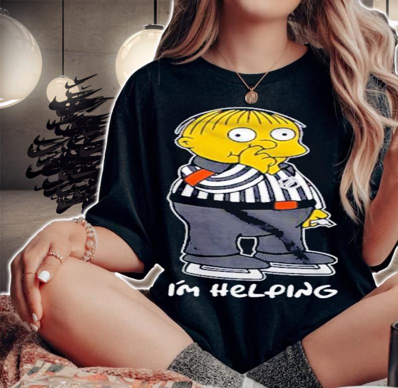 Im Helping Ralph Wiggum Nose Picker Shirt woman shirt