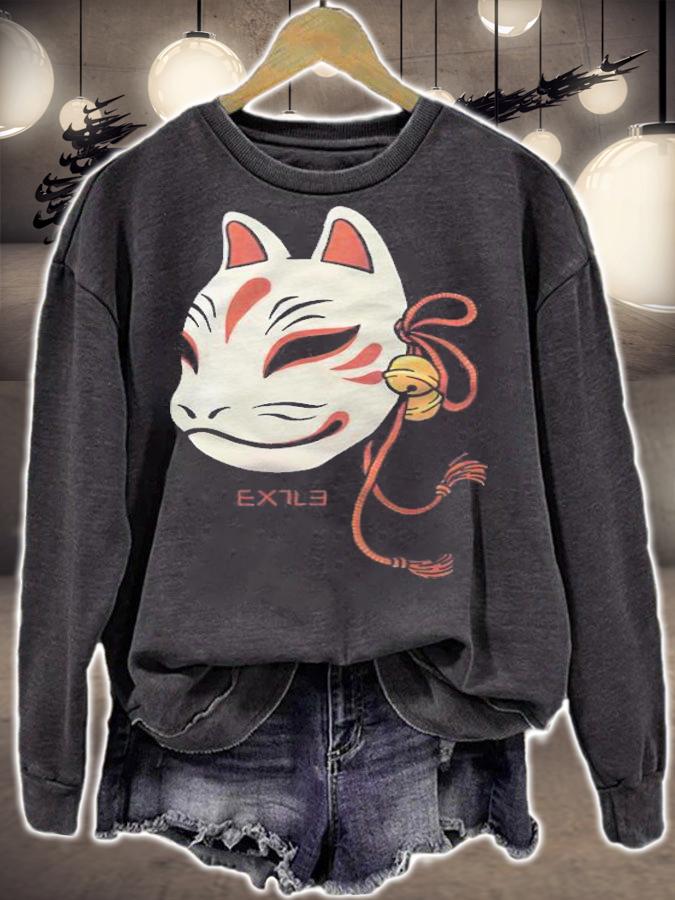 Kitsune mask T-shirt sweatshirt