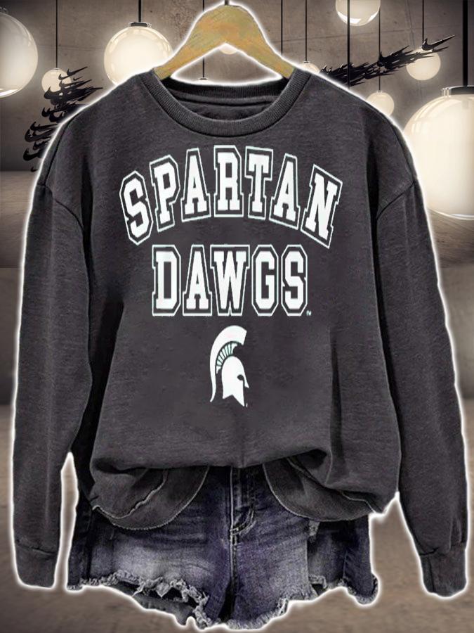 Michigan State Spartan Dawgs Shirt sweatshirt