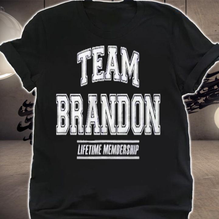 Team Brandon First Name Family Reunion Shirt shirt