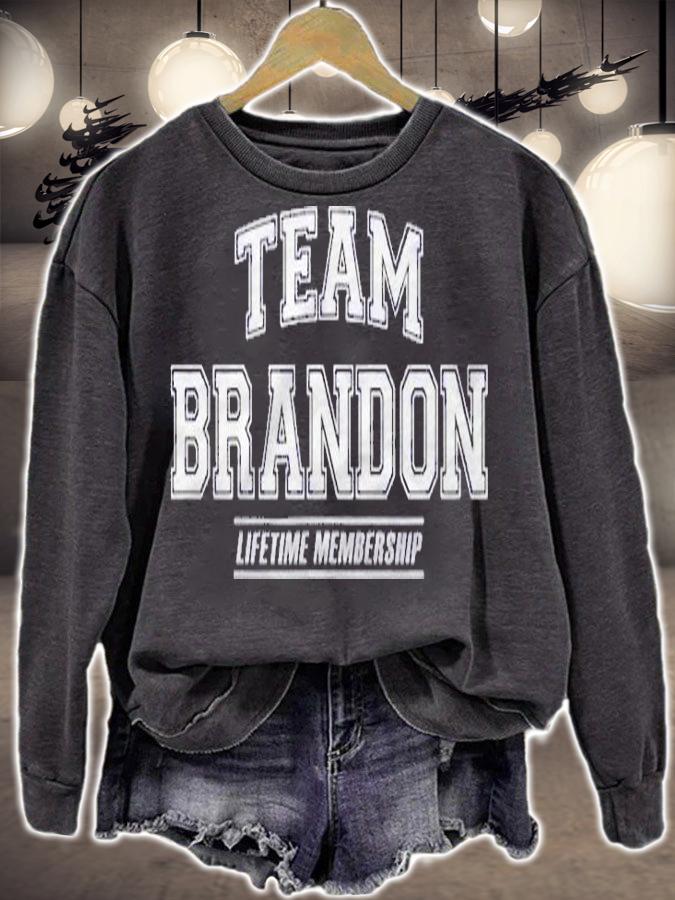 Team Brandon First Name Family Reunion Shirt sweatshirt
