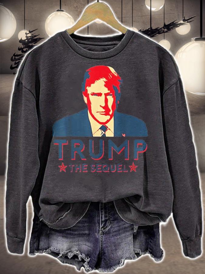 Trump The Sequel Pop Art MAGA Trump T-Shirt sweatshirt