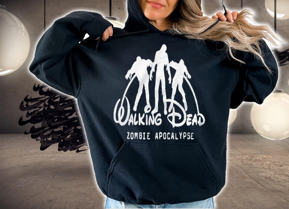 Walking Dead Walt Disney Parody Zombie Apocalypse Shirt hoodie