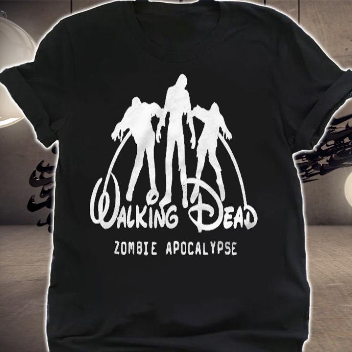 Walking Dead Walt Disney Parody Zombie Apocalypse Shirt shirt