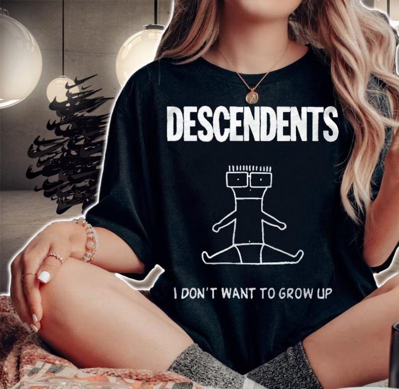 Descendents I don't want to grow up T-shirt woman shirt