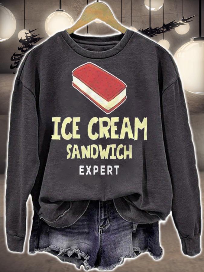 Ice Cream Sandwich Gift Cookie Recipe Shirt sweatshirt