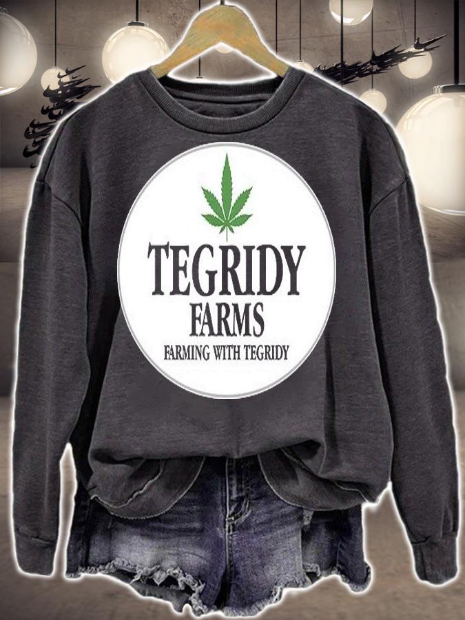 Tegridy Farms Farming With Tegridy T-Shirt sweatshirt