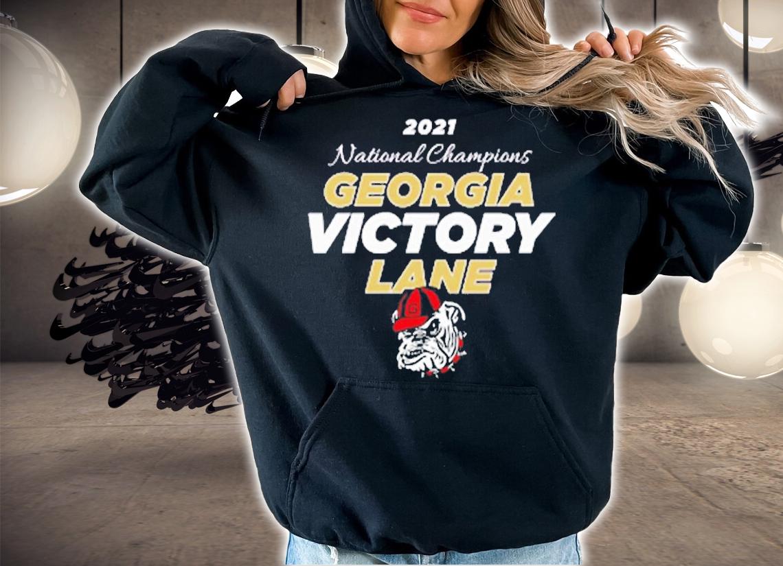 Uga National Championship Georgia Bulldogs Victory Lane 2022 T-Shirt