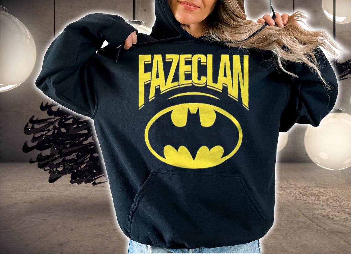 Faze X Batman logo mashup Fazeclan T-shirt hoodie