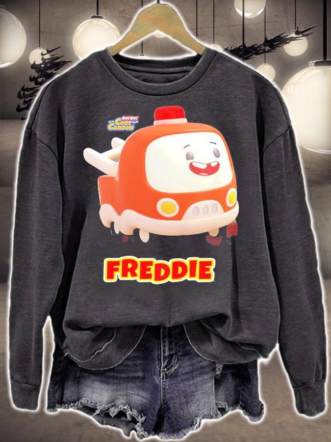 Kids Netflix Go! Go! Cory Carson Freddie Portrait T-Shirt