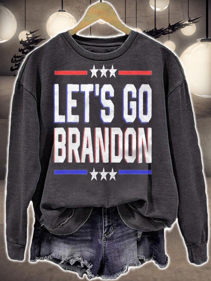 Lets Go Brandon Flag Funny Anti Bien Shirt