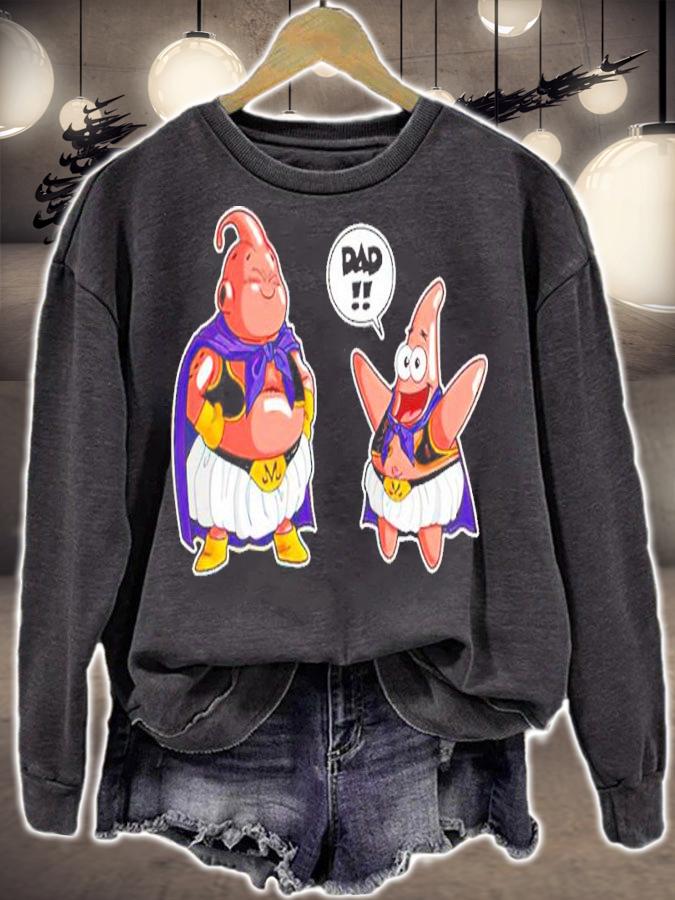 Majin Buu Patrick Star Dad Shirt