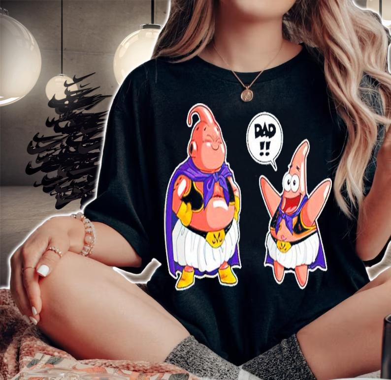 Majin Buu Patrick Star Dad Shirt