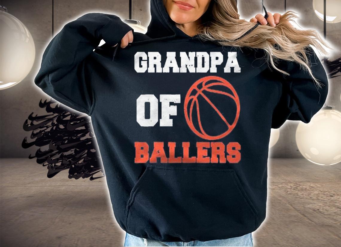 Mens Basketball Grandpa Basketball Player Grandpa Of Ballers Shirt hoodie