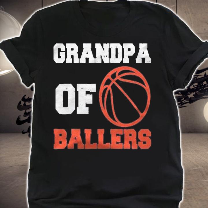 Mens Basketball Grandpa Basketball Player Grandpa Of Ballers Shirt shirt