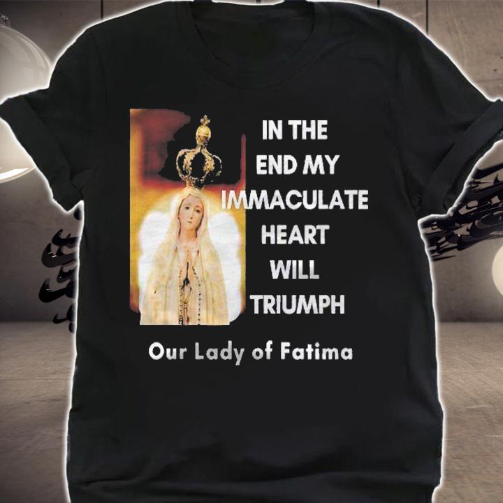 Our Lady Of Fatima Message Immaculate Heart Mary Catholic Premium Shirt