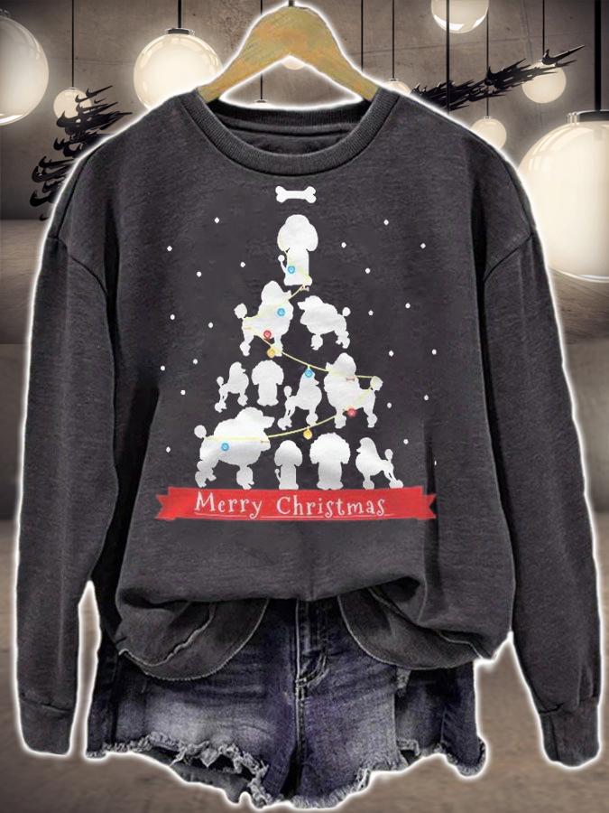 Poodle Christmas Tree Gift For Poodle Christmas Tree Poodle Sweater Iphone Samsung P Shirt sweatshirt