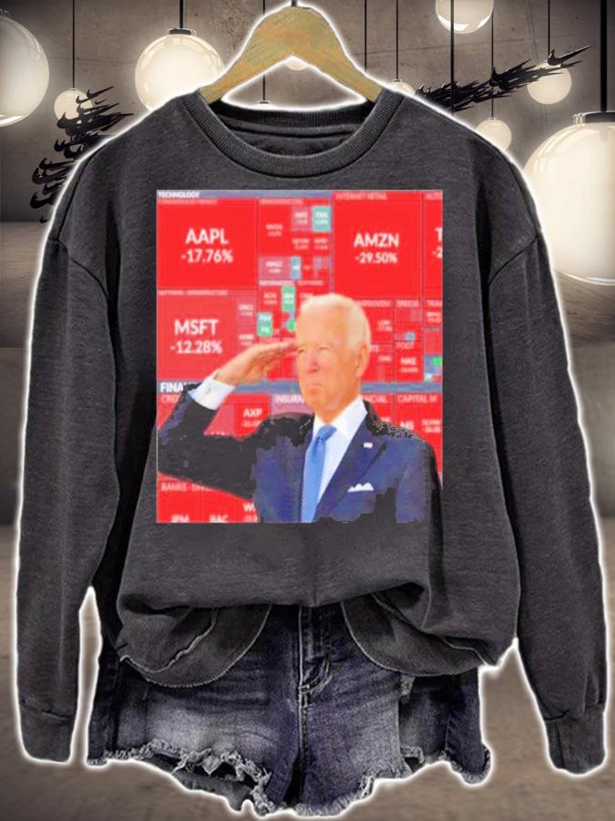 Joe Biden Economy Biden's America Wall Street Memes Shirt sweatshirt