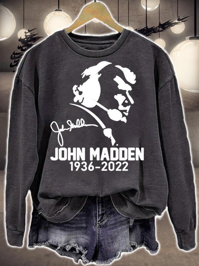 John Madden 1936-2022 Signature American Football T-Shirt sweatshirt