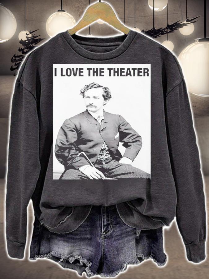John Wilkes Booth I Love The Theater Shirt