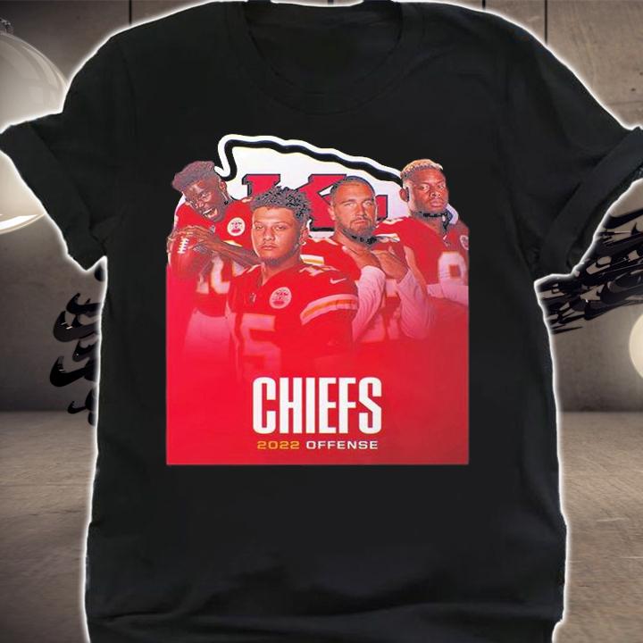 Kansas City Chiefs NFL AFC West 2022 Offenses T-Shirt shirt