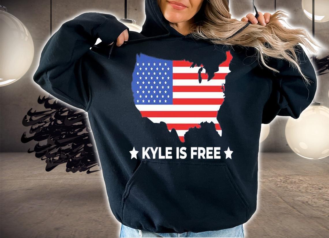 Kyle Is Free United States USA Flag T-Shirt