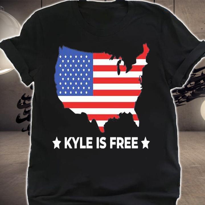 Kyle Is Free United States USA Flag T-Shirt
