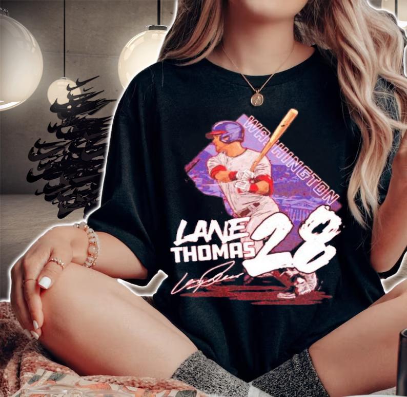 Lane Thomas Washington State Baseball Signatures Shirt woman shirt