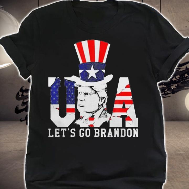 Let's Go Brandon Usa Flag Trump T-Shirt shirt