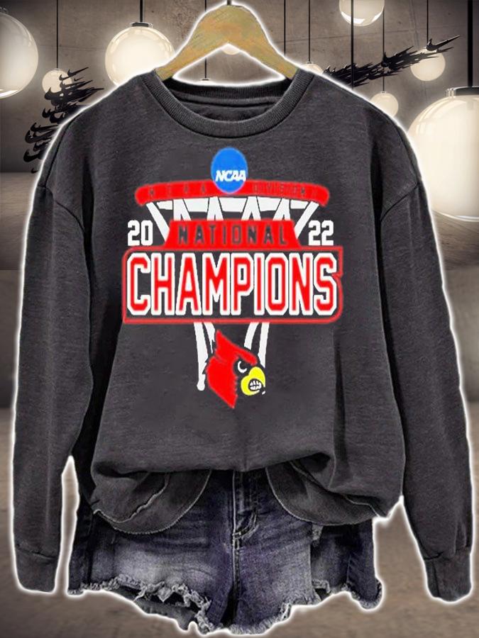 Louisville The National Champions 2022 NCAA Division I March Madness T-Shirt sweatshirt