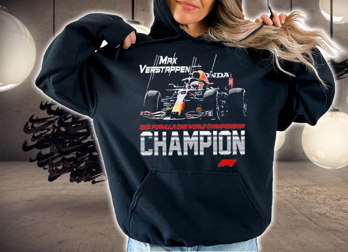 Max Verstappen 2021 Formula One World Championship T-Shirt hoodie
