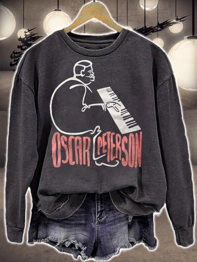 Oscar Peterson Jazz Piano Icon Shirt sweatshirt