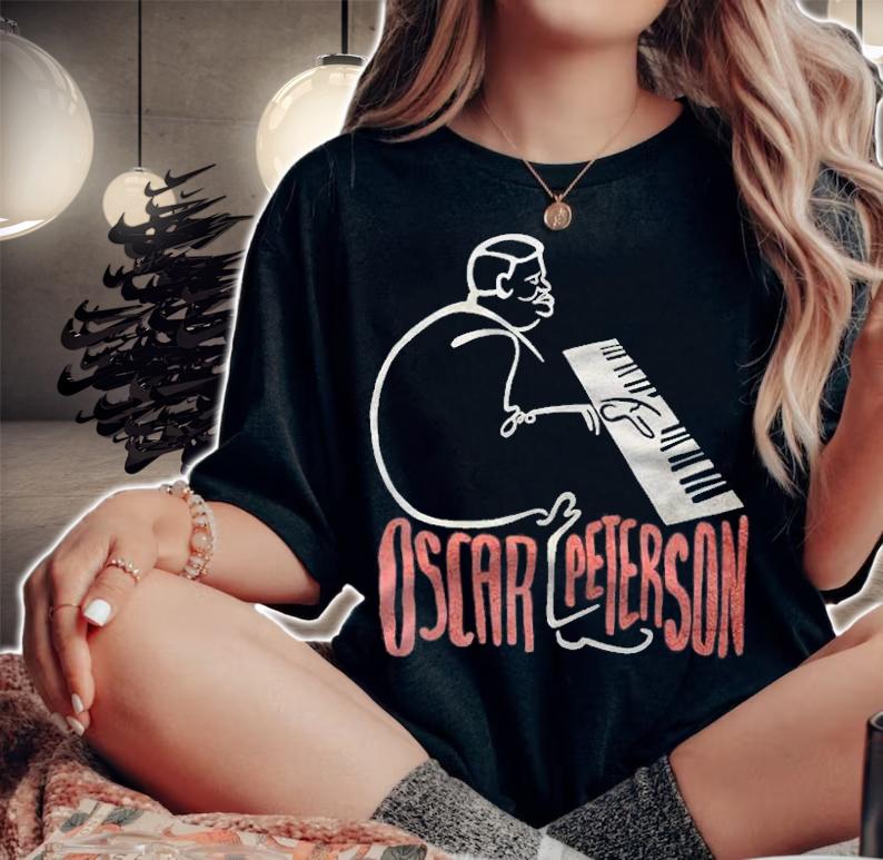 Oscar Peterson Jazz Piano Icon Shirt woman shirt
