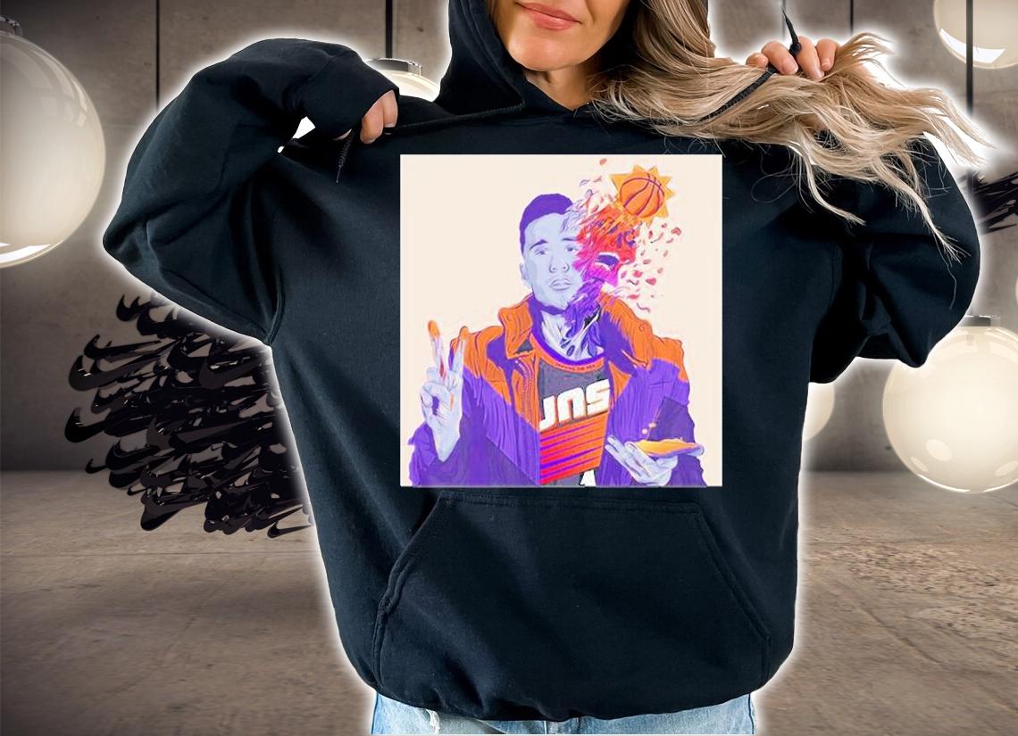 Phoenix Suns Dangerous Devin Booker Drawing T-Shirt hoodie