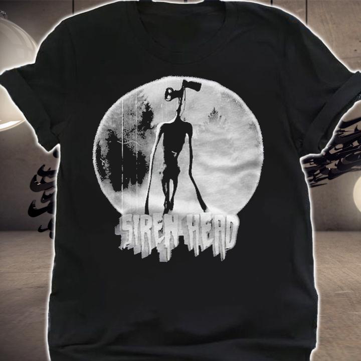 Scary Siren Head Vintage Meme Character Essential Shirt