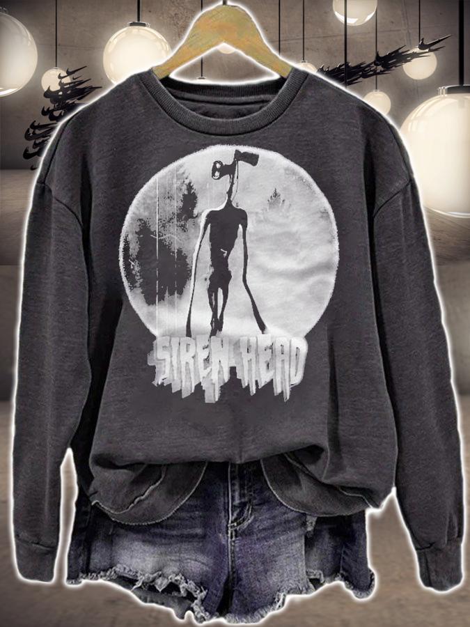 Scary Siren Head Vintage Meme Character Essential Shirt