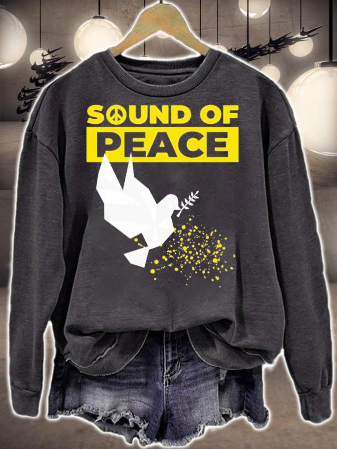 Support Ukraine Peace Dove Sound Of Peace In Ukraine Shirt sweatshirt