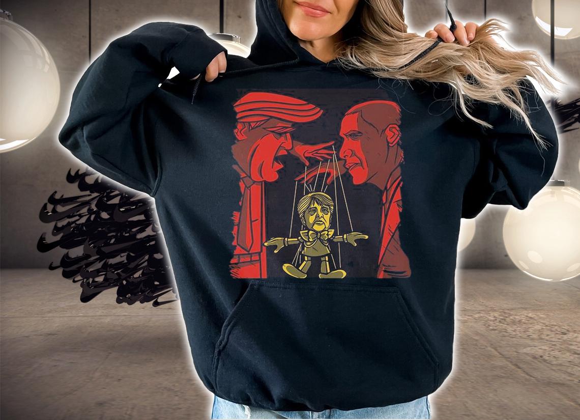 Trump Obama Puppet Funny T-Shirt hoodie