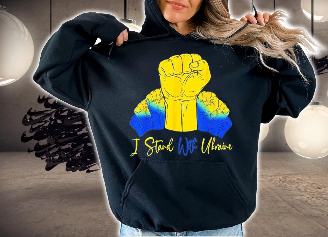 Ukrainian Lover I Stand With Ukraine Support Ukrainian Ukraine Strong T-Shirt hoodie