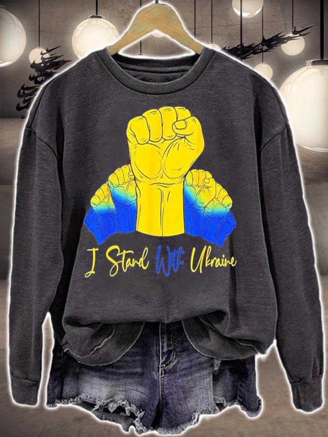 Ukrainian Lover I Stand With Ukraine Support Ukrainian Ukraine Strong T-Shirt sweatshirt