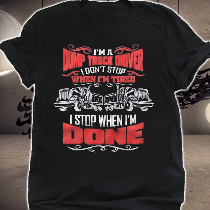 Dump Truck Driver Trucker Truck Driving Shirt shirt