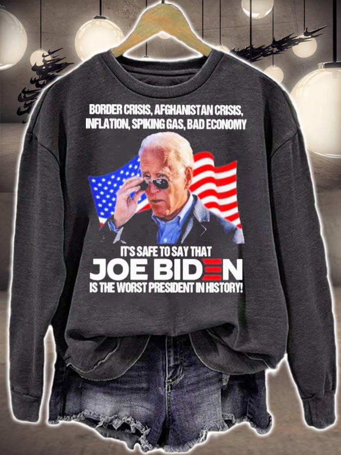 Joe Biden Border Crisis Afghanistan Crisis Inflation Spiking Gas Bad Economy Shirt