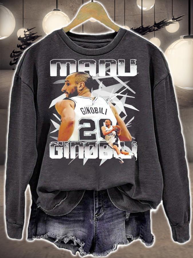 Manu Ginobili San Antonio Basketball Shirt