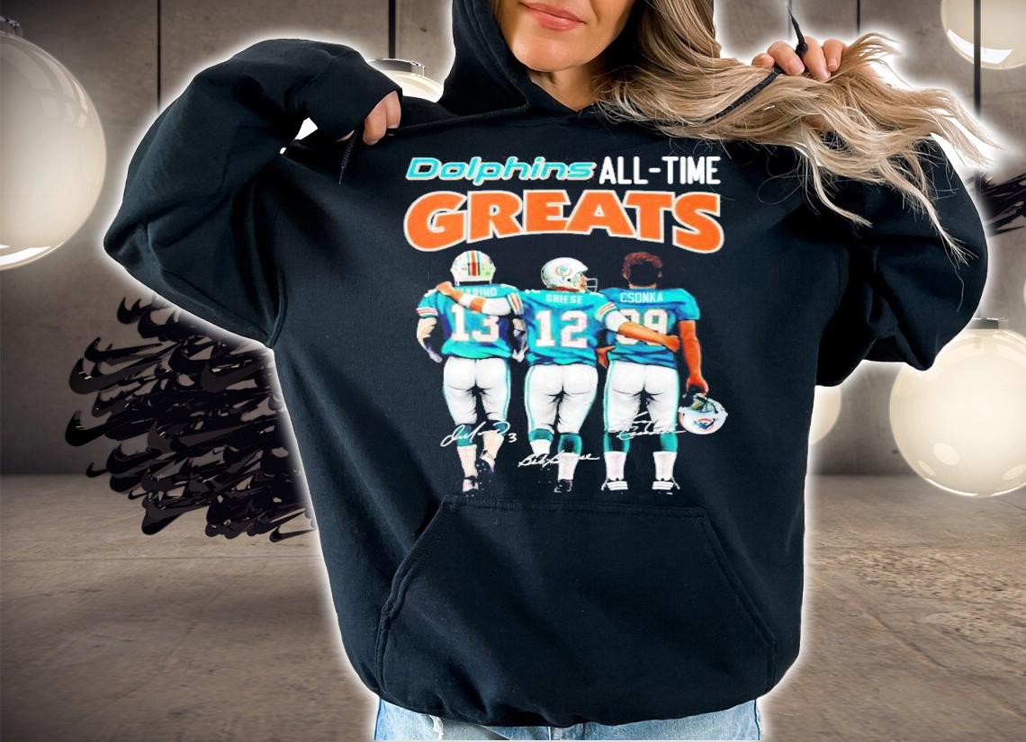 Miami Dolphins All Time Greats Signatures Shirt hoodie