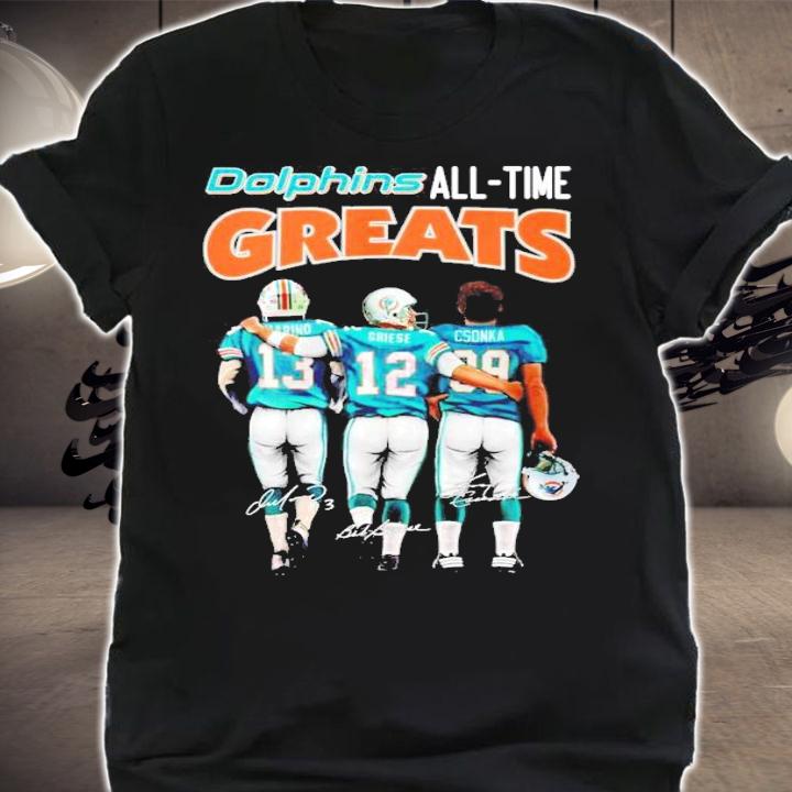 Miami Dolphins All Time Greats Signatures Shirt shirt