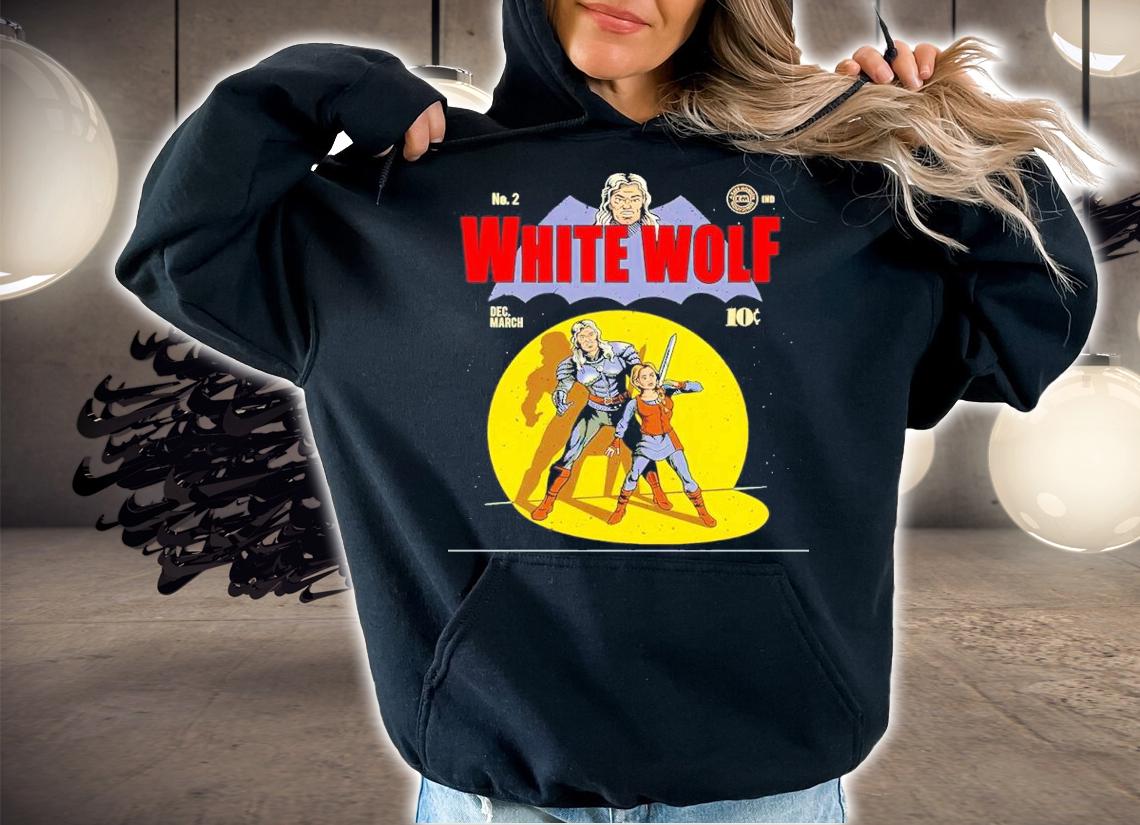 White Wolf Dec March shirt hoodie