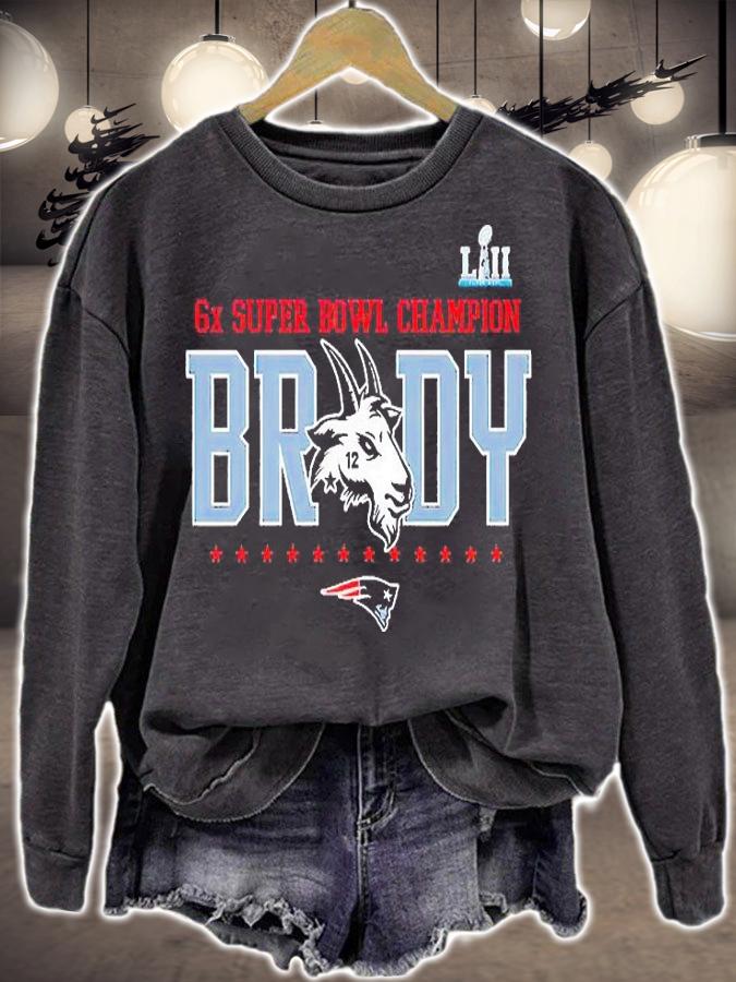6x super Bowl Champion Tampa Bay Buccaneers Tom Brady Goat 12 t-shirt sweatshirt