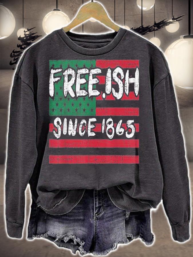 Freeish Since 1865 Black History Pride African American Gift T-Shirt