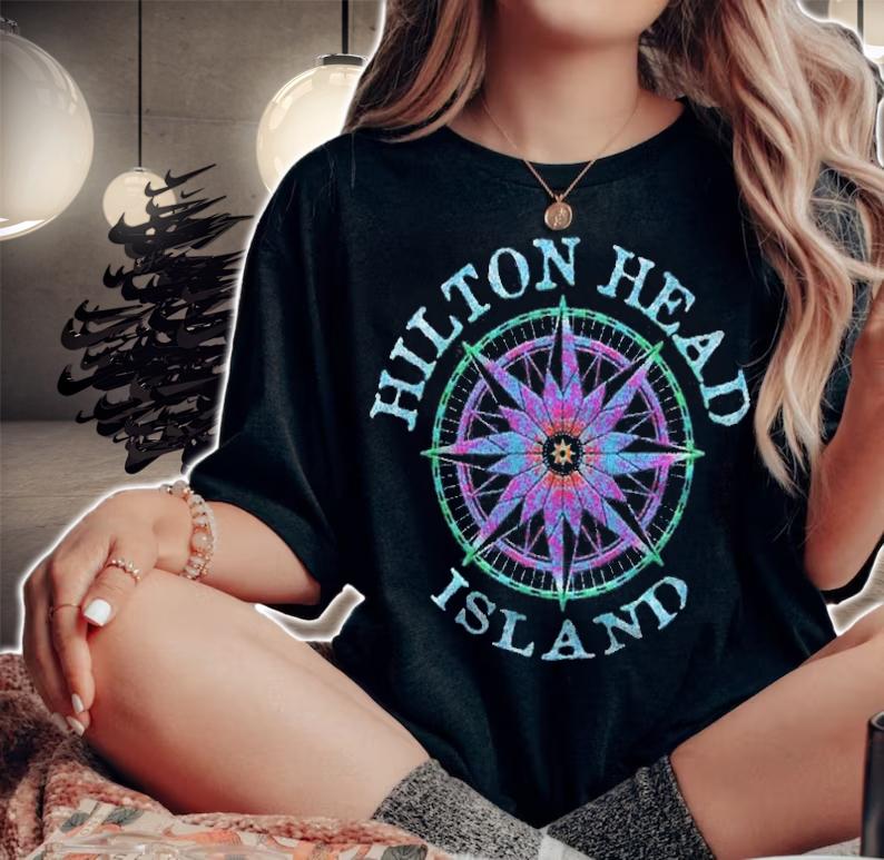 Hilton Head Island Sc Compass Rose Shirt