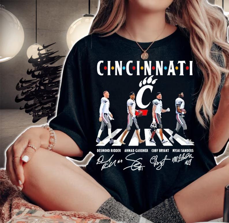 The Cincinnati Bengals Team Abbey Road Signatures Shirt